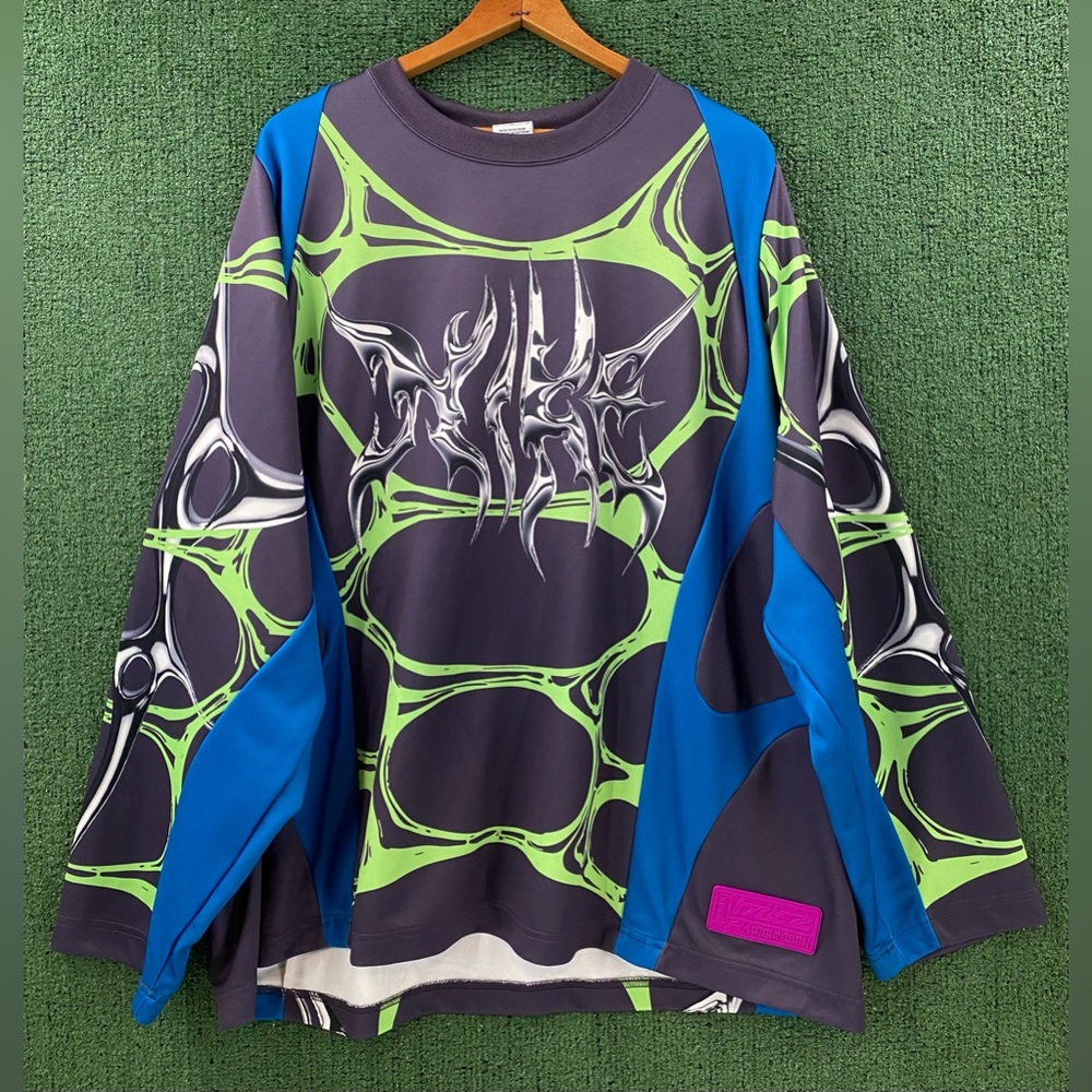 Nike Project FROG Jelly Cage Slime Cage Print Oversized Jersey Men’s Size Large